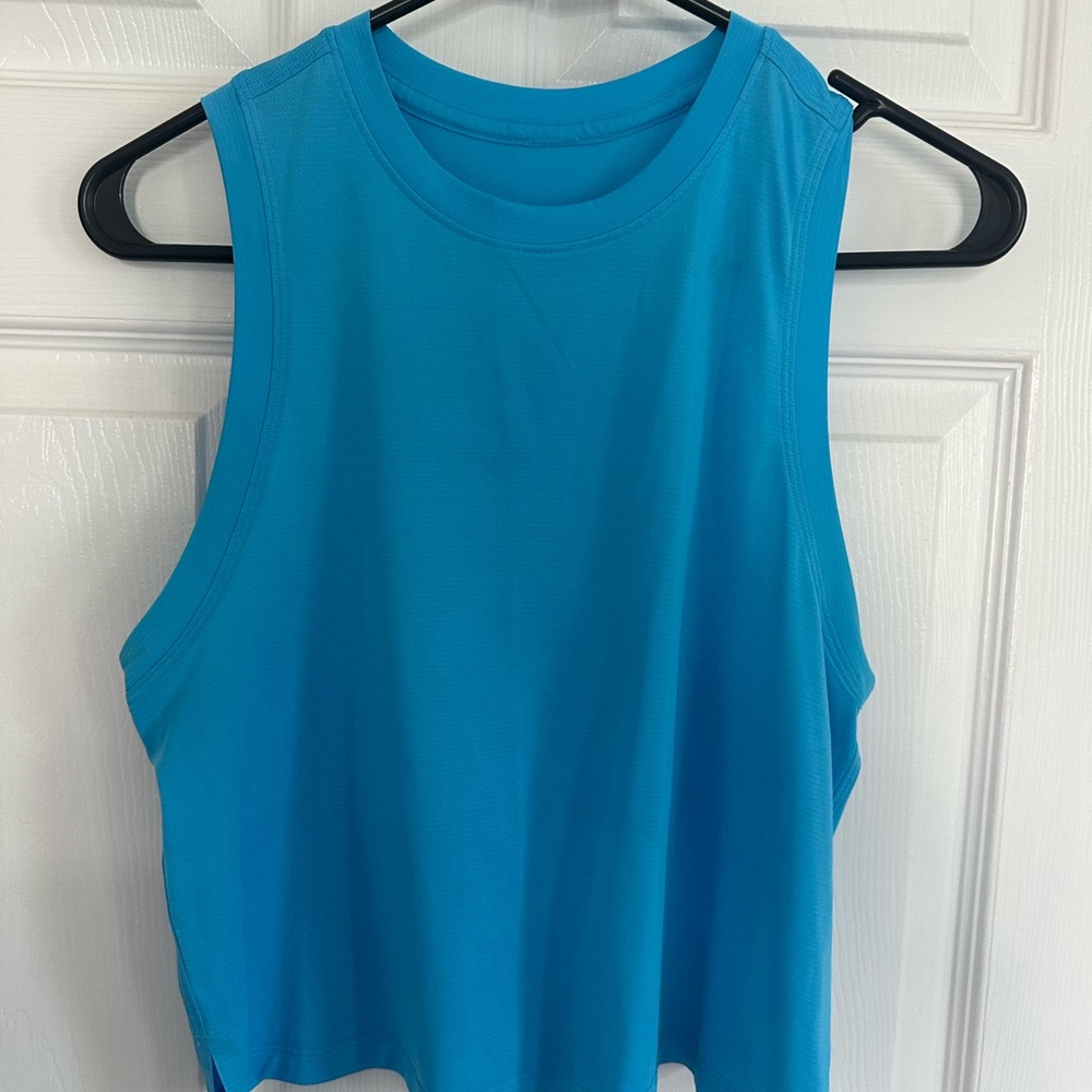 Sleeveless Blue Women's Top